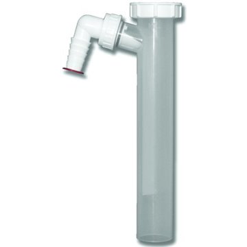 Canotto trasparente DN40x6/4' con attacco portagomma