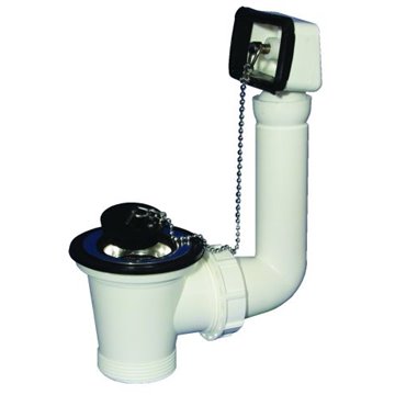 Piletta 5/4" con troppopieno e attacco 6/4'