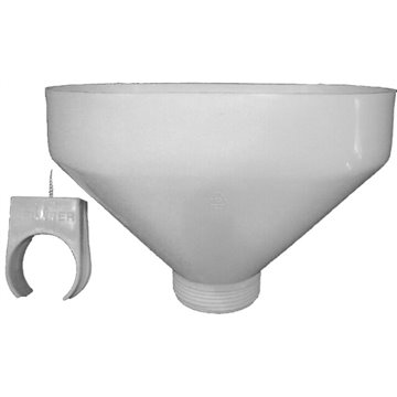 Imbuto troppopieno 6/4" con morsetto