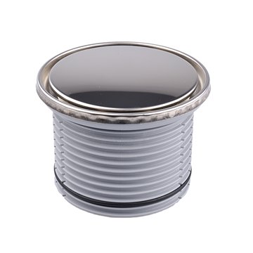 Portagriglia rotonda d 110mm/133mm, piatto rotondo inox d 112mm