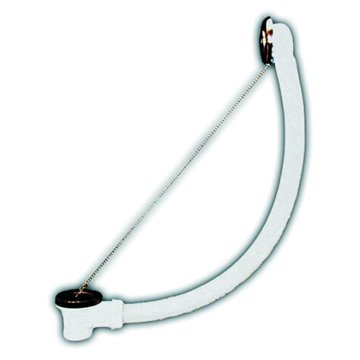 Scarico vasca 6/4' con catena e tappo in gomma