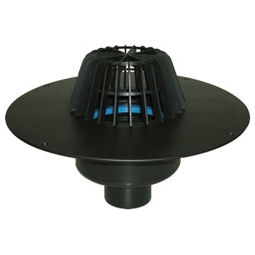 Scarico verticale per tetti DN110 con collare PP