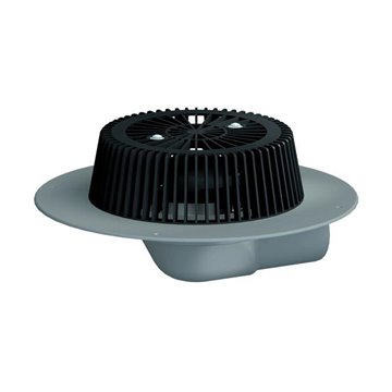 Sicurezza scarico tetti “PowerSafe” DN75 con collare in PVC