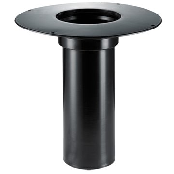 Prolunga 345mm / Ø 125mm con collare PP