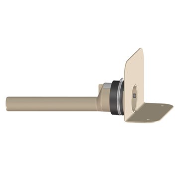 Scarico per tetti piani con flangia di impermeabilizzazione in PP e raccordo DN50