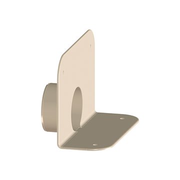 Scarico per tetti piani con flangia di impermeabilizzazione