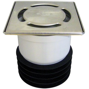 Scarico innestabile DN110mm verticale con clapet antiodore resistente al gelo, liscio