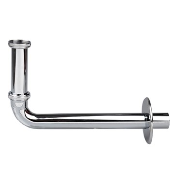 Attacco in ottone cromato per sifone lavabo