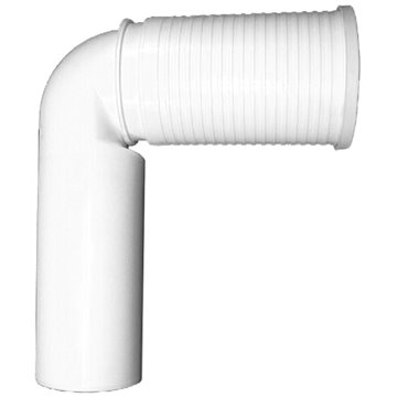 Curva di scarico per WC DN110 con guarnizione, accorciabile