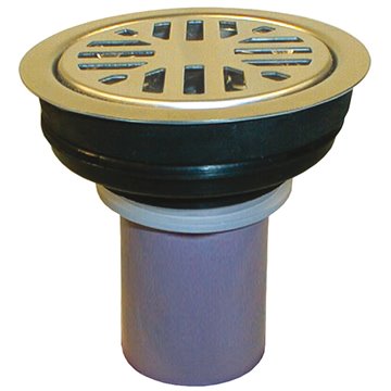 Imbuto d 110mm con griglia in acciaio inox d 85mm