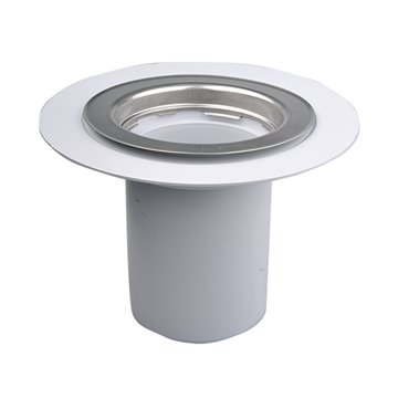 Prolunga con flangia di fissaggio, adatta agli scarichi per tetti delle serie HL62, HL64 e HL69