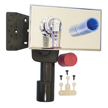 Sifone incasso lavatrice DN40/50 predisposto attacco acqua, 180x100 mm