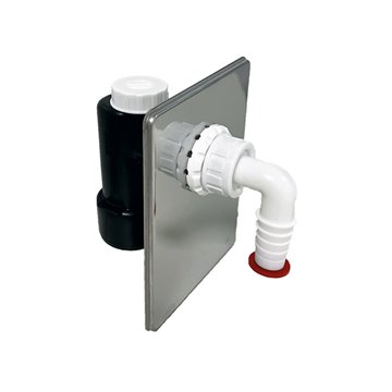 Sifone DN40/50 ad incasso con antiriflusso