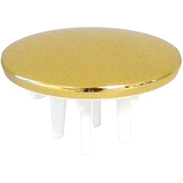 Piastra acciaio cromo dorata d 86mm