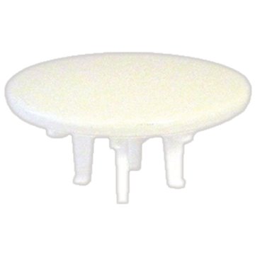 Piastra acciaio cromo bianca d 86mm