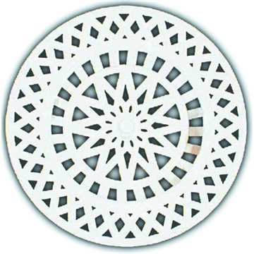 Griglia in plastica fermacapelli 5/4'