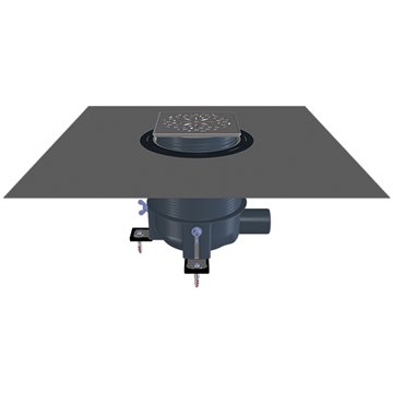 Scarico doccia “PRIMUS-DRAIN”  completo di cornice in acciaio inox modello “Hamam"