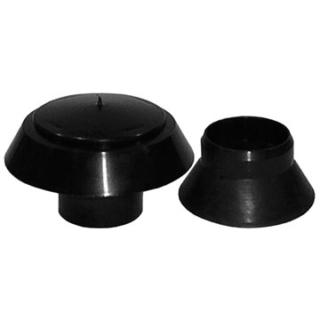 Cappello per tubo di ventilazione DN75 con copritetto