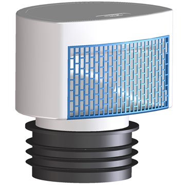 Aeratore DN75/90/110 con coibentazione termica integrata, con massiccia guarnizione labbrata