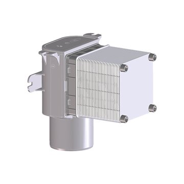 Aeratore per tubi ad incasso senza copertura esterna