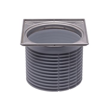 Portagriglia d 110mm/100mm/telaio inox 121x121mm, O-Ring. Sistema "Klick-Klack"