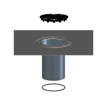 Prolunga con guaina bituminosa incl. O-ring per HL3100 e HL5100T