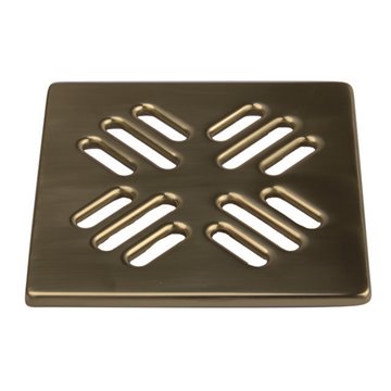 Griglia in ottone brunito 140x140mm