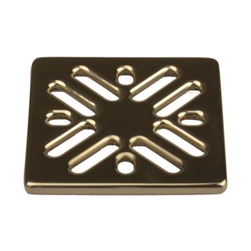 Griglia in ottone brunito 94x94mm