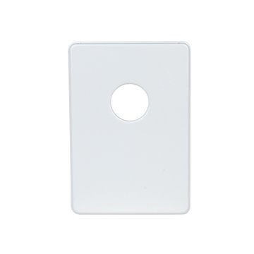 Placca bianca 110x160mm