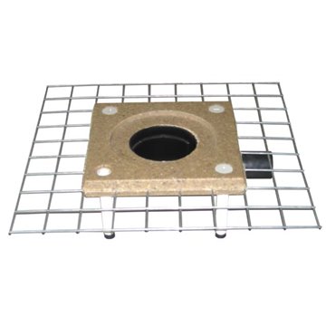 Corpo per pozzetto a pavimento DN40/50 orizzontale con collare in cemento polimerico CeraDrain