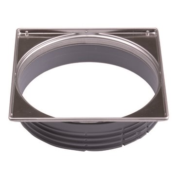 Portagriglia  con cornice in acciaio inox , sistema “Klick-Klack”