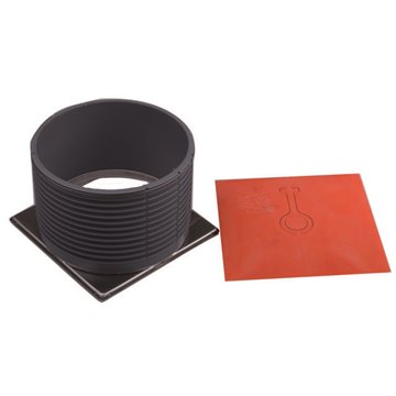 Portagriglia d 146 mm cornice inox 145x145 mm incl. O-Ring, sistema "Klick-Klack"