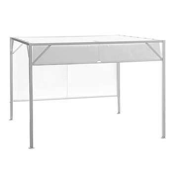 PERGOLA 3X3 TETTO SCOR - FERRO e COPERTURA BIANCO