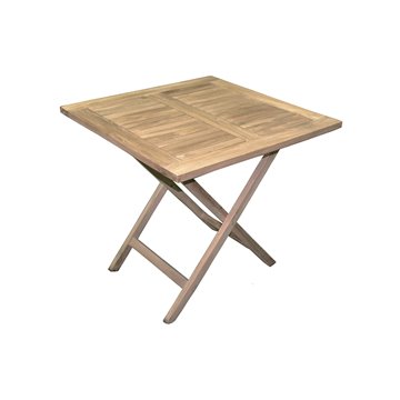 TAVOLO VULCANO 80x80 - TEAK - PIEG.      