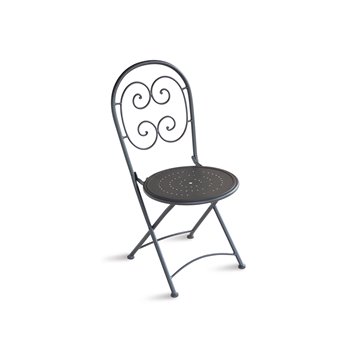 SEDIA ORTA - FERRO ANTRACITE - PIEG.