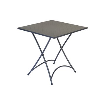 TAVOLO ORTA 70X70 - FERRO ANTRACITE - PIEG.