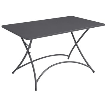 TAVOLO ORTA 120X70 - FERRO ANTRACITE - PIEG.