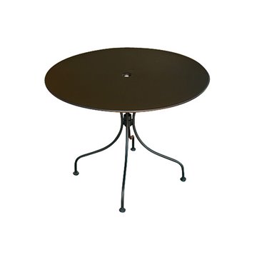 TAVOLO BAVENO Ø90 cm - FERRO NERO