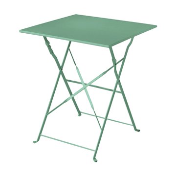 TAVOLO BISTRO' 60X60 IN FERRO VERDE