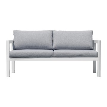 DIVANO 2 P. COFFEE SET MARSIGLIA ALU BIANCO