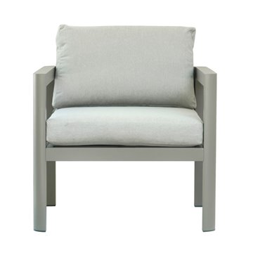 POLTRONA COFFEE SET MARSIGLIA ALU  TORTORA