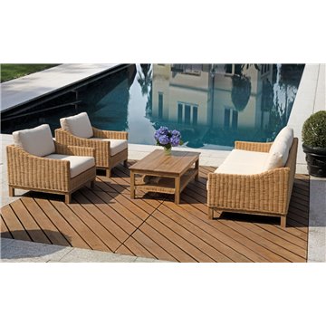 SALOTTO MAIORI  IN RATTAN LELES