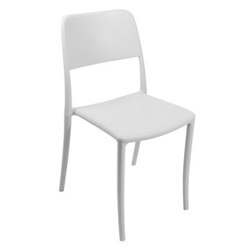 SEDIA PALERMO POLIPROPILENE CON FIBRA DI VETRO BIANCO