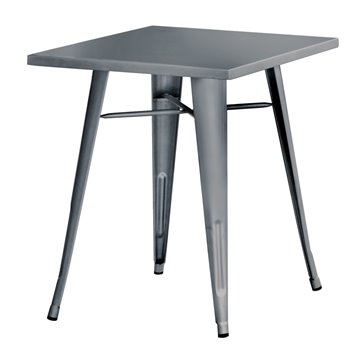 TAVOLO LAMIERA 60x60 PIOMBO   