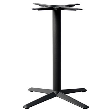 BASE IN GHISA ED ACCIAIO ANTRACITE 4 RAZZE/TUBO Ø60