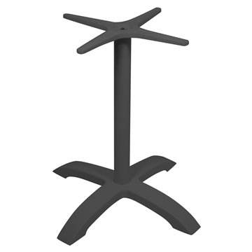 BASAMENTO ALU ANTRACITE 4 RAZZE/TUBO Ø60 ZAVORRATA