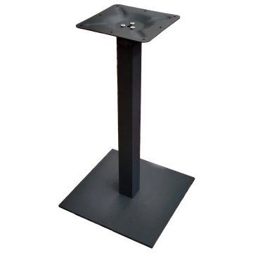 BASAMENTO A PIASTRA PIATTA - ACCIAIO VERNICIATO NERO