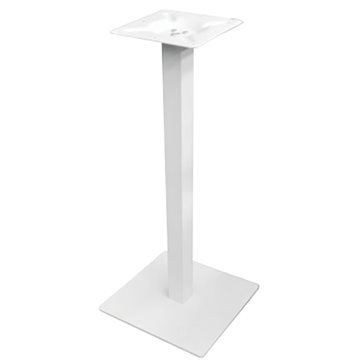 BASE PER TAVOLI ALTA - PIEDE A PIASTRA - BIANCA