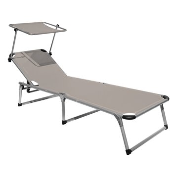 BRANDINA C/TETTUCCIO ALU E TEXT TORTORA