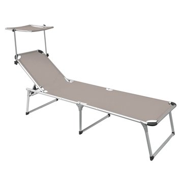 BRANDINA C/TETTUCCIO ALTA ALU E TEXT TORTORA